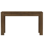 Tavolo da Pranzo Rovere Marrone 140x74,5x76cm Legno Multistrato