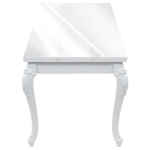 Tavolo da Pranzo 179x89x81 cm Bianco Lucido