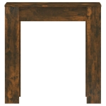 Tavolo da Pranzo Rovere Fumo 140x74,5x76 cm Legno Multistrato