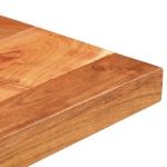 Tavolo da Bar Quadrato 60x60x110 cm Legno Massello di Acacia