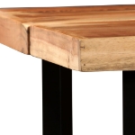 Tavolino da Bar in Legno Massello di Acacia 150x70x107 cm