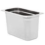 Contenitori Gastronorm 4 pz GN 1/3 200 mm in Acciaio Inox