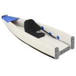 Kayak Gonfiabile Blu 375x72x31 cm in Poliestere