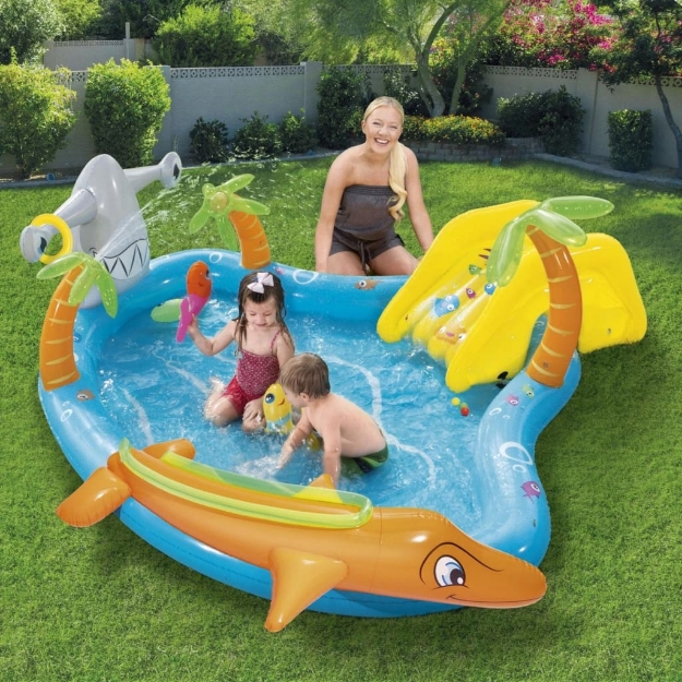 Bestway Centro Giochi d'Acqua Sea Life 280x257x87 cm