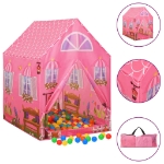 Tenda da Gioco per Bambini Rosa con 250 Palline 69x94x104 cm