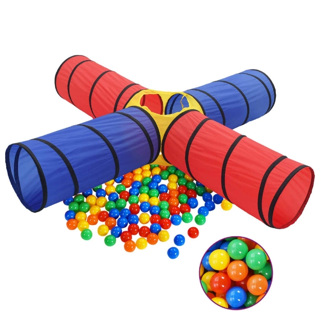 Tunnel da Gioco per Bambini con 250 Palline Multicolore