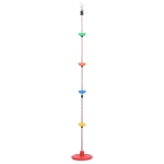 Fune da Arrampicata Oscillante con Piattaforme e Disco 200 cm