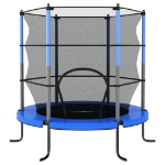 Set Trampolino con Rete di Sicurezza Rotondo 140x160 cm Blue