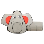 Tenda da Gioco per Bambini Elefante Grigio 174x86x101 cm