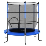 Set Trampolino con Rete di Sicurezza Rotondo 140x160 cm Blue