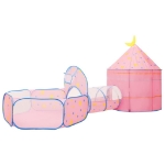 Tenda da Gioco per Bambini Rosa con 250 Palline 301x120x128 cm