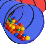 Tunnel da Gioco per Bambini con 250 Palline Multicolore