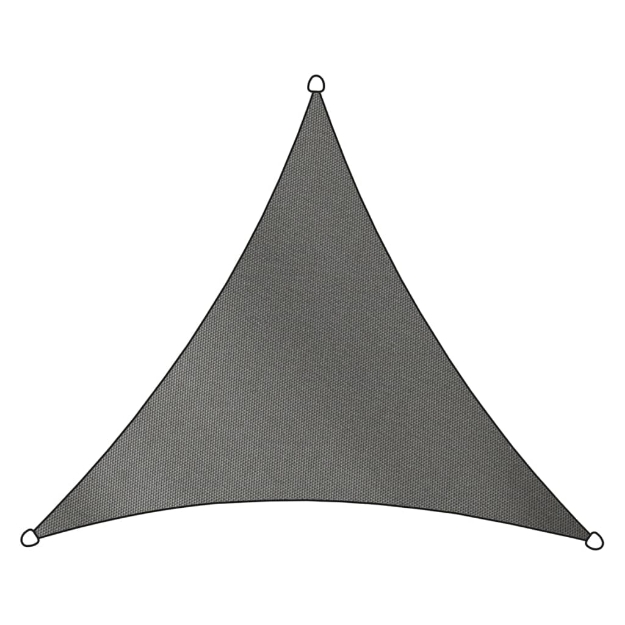 Livin'outdoor Vela Parasole Como Poliestere Triangolo 3,6x3,6 m Grigia