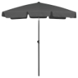 Ombrellone da Spiaggia Antracite 180x120 cm