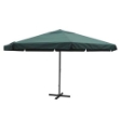 Ombrellone verde in alluminio 500 cm