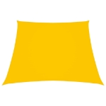 Parasole a Vela in Tela Oxford a Trapezio 3/5x4 m Giallo