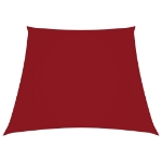 Parasole a Vela in Tela Oxford a Trapezio 3/5x4 m Rosso