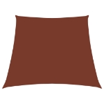 Parasole a Vela in Tela Oxford a Trapezio 4/5x4 m Terracotta