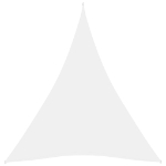 Parasole a Vela Oxford Triangolare 5x6x6 m Bianco