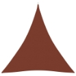 Parasole a Vela Tessuto Oxford Triangolare 4x4x4 m Terracotta