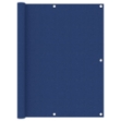 Paravento Balcone Blu 120x400 cm Tessuto Oxford
