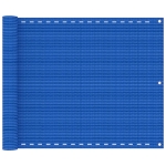 Paravento da Balcone Blu 75x500 cm in HDPE
