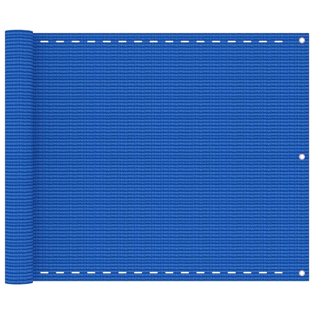 Paravento da Balcone Blu 75x500 cm in HDPE