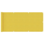 Paravento da Balcone Giallo 75x400 cm in HDPE