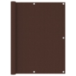 Paravento da Balcone Marrone 120x300 cm in Tessuto Oxford