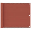 Paravento da Balcone Terracotta 75x300 cm in HDPE