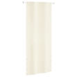 Paravento per Balcone Crema 100x240 cm in Tessuto Oxford
