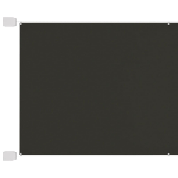 Paravento Verticale Antracite 100x420 cm in Tessuto Oxford