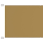 Paravento Verticale Beige 100x1200 cm in Tessuto Oxford