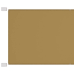 Paravento Verticale Beige 180x600 cm in Tessuto Oxford