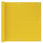Schermo Frangivista per Balcone Giallo 90x300 cm in HDPE