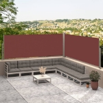 Tenda da Sole Laterale Retrattile Marrone 117x600 cm