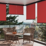 Tenda Laterale per Balcone 170x250 cm Rossa