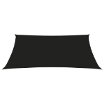 Parasole a Vela in Tela Oxford a Trapezio 4/5x4 m Nero