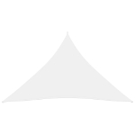 Parasole a Vela Oxford Triangolare 3x4x4 m Bianco