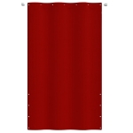 Paravento per Balcone Rosso 140x240 cm in Tessuto Oxford