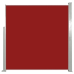 Tenda da Sole Laterale Retrattile 140 x 300 cm Rossa