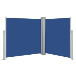 Tenda da Sole Laterale Retrattile Blu 120x600 cm
