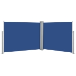 Tenda da Sole Laterale Retrattile Blu 140x1000 cm