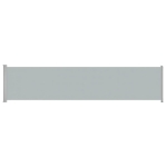 Tenda Laterale Retrattile per Patio 140x600 cm Grigio