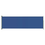 Tenda Laterale Retrattile per Patio 160x500 cm Blu