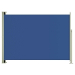 Tenda Laterale Retrattile per Patio 220x300 cm Blu