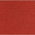 Vela Parasole 160 g/m² Rossa 3,5x3,5x4,9 m in HDPE