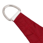 Parasole a Vela in Tela Oxford a Trapezio 3/5x4 m Rosso