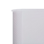 Paravento a 6 Pannelli in Tessuto 800x160 cm Bianco Sabbia