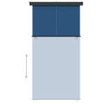 Tendalino Laterale per Balcone 160x250 cm Blu